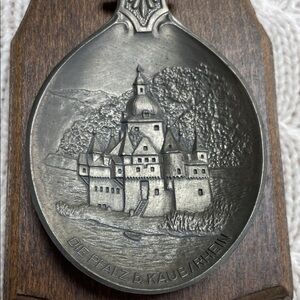 VTG 1981 German DIE PFALZ FORTRESS KAUB/RHEIN  decorative collectable spoon